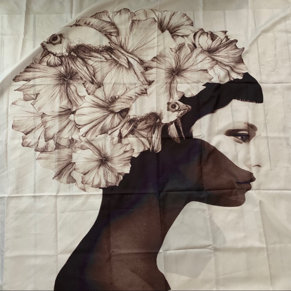 Hanging wall tapestry manual boho floral girl - Picture 2 of 2